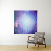 Tenture étoiles de fumée de l'univers Abstrait (En situation (horizontale))