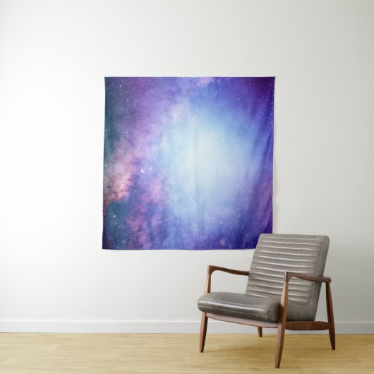 Tenture étoiles de fumée de l'univers Abstrait (En situation (horizontale))