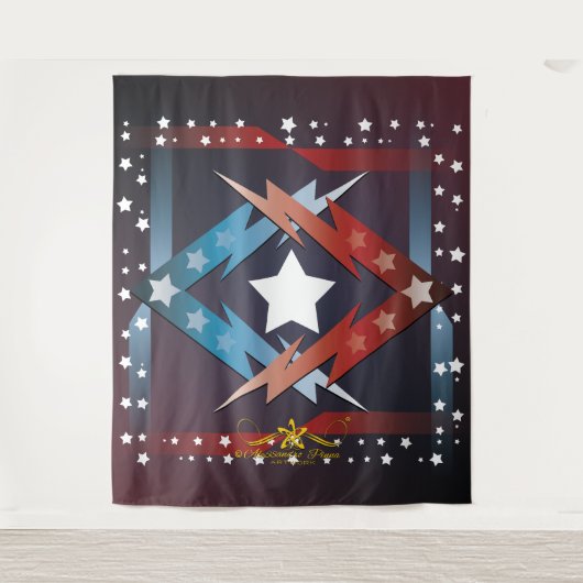 Tenture Étoiles de tonnerre (Devant)