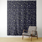 Tenture Étoiles et lunes (En situation)