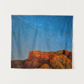 Tenture Étoiles et roche rouge (Devant (Horizontal))