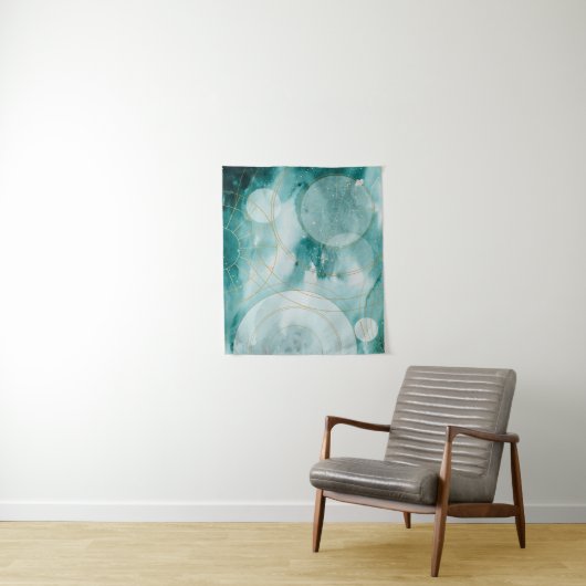 Tenture Étoiles Magiques de Remise de Diplôme II (En situation)