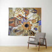 Tenture Etruscan vase with Flowers, Redon (En situation (horizontale))