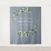 Tenture Eucalyptus Dusty Blue Future Mme Contexte (Devant)