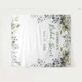 Tenture Eucalyptus Fête de Mariage Chic Toile de Fond pour (Devant (Horizontal))