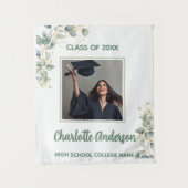 Tenture Eucalyptus Floral Photo Grad Tapestry (Devant)