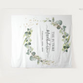 Tenture Eucalyptus Futur Mme Photo Booth fond (Devant (Horizontal))