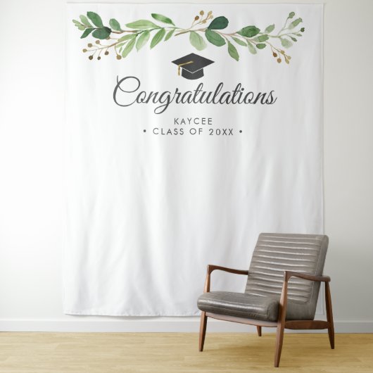 Tenture Eucalyptus Graduation Photo fond - Photo Prop (En situation)