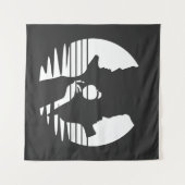 Tenture Eve Met Une Pomme À Adam, Version Blanche 2/3 (Devant (Horizontal))