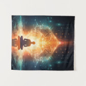 Tenture Éveil spirituel inspirant (Devant (Horizontal))