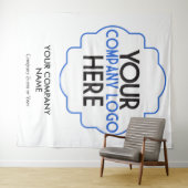 Tenture Événement de fête de société personnalisé avec vot (En situation (horizontale))