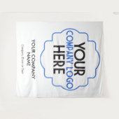 Tenture Événement de fête de société personnalisé avec vot (Devant (Horizontal))