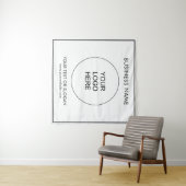 Tenture Événement de logo d'entreprise en téléchargement P (En situation (horizontale))