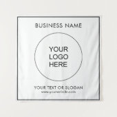 Tenture Événement de logo d'entreprise en téléchargement P (Devant)