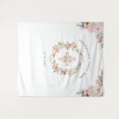 Tenture Événement religieux, Fond photographique floral pê (Devant (Horizontal))