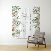 Tenture Evergreen Bébé il fait froid dehors (En situation)