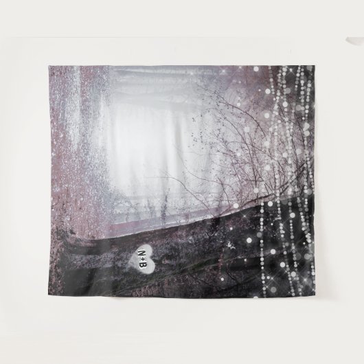 Tenture Evermore | Fond photo Mariage forestier enchanté (Devant (Horizontal))