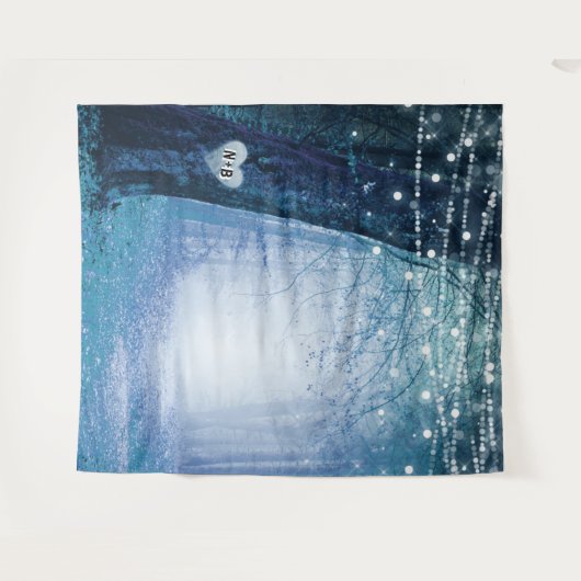 Tenture Evermore | Fond photo Mariage forestier enchanté (Devant (Horizontal))