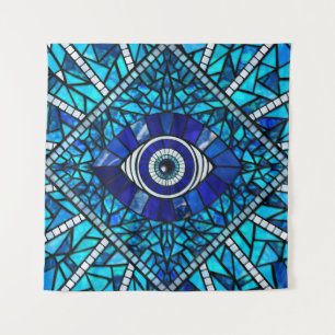 Tenture Evil Oeil Amulet Mosaic Art