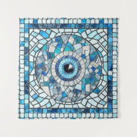 Evil Oeil Amulet Mosaic Art