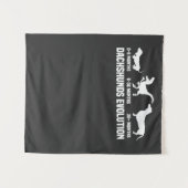 Tenture Évolutions de dachshund (Devant (Horizontal))