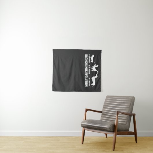 Tenture Évolutions de teckel (En situation (horizontale))