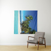 Tenture Exotic beach throw pillow (En situation (horizontale))