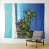Tenture Exotic beach throw pillow (En situation (horizontale))