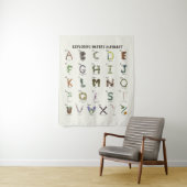 Tenture Exploration de l'alphabet naturel | Woodland Plant (En situation)