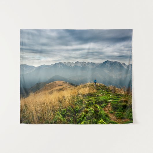 Tenture Exploration de nouveaux emplacements (Devant (Horizontal))