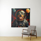 Tenture Exploration de Rottweiler (En situation)