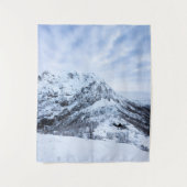 Tenture Exploratrice des merveilles d'hiver (Devant)