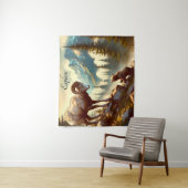 Tenture Explorez Bighorn Sheep Grizzly Cub Mountain (En situation)