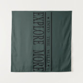 Tenture Explorez davantage la randonnée sauvage (Devant (Horizontal))