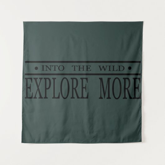 Tenture Explorez la randonnée sauvage (Devant)