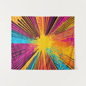 Tenture Explosion d'art pop de style comique (9) (Devant (Horizontal))