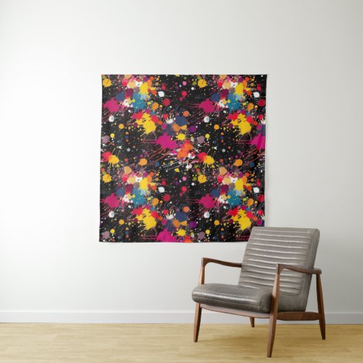 Tenture Explosion de couleur (En situation (horizontale))