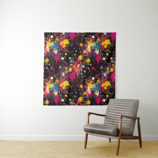 Tenture Explosion de couleur (En situation)