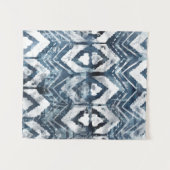 Tenture Extraction d'Indigo - Géométrique (Devant (Horizontal))