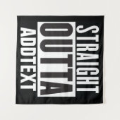Tenture Extrémité droite ajoutez votre texte (Devant (Horizontal))