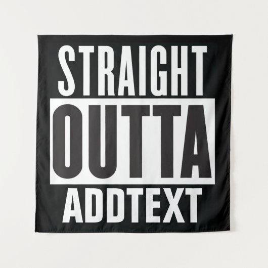 Tenture Extrémité droite ajoutez votre texte (Devant)