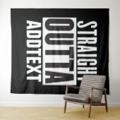 Tenture Extrémité droite ajoutez votre texte (En situation (horizontale))