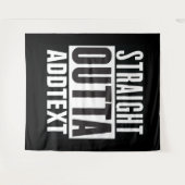 Tenture Extrémité droite ajoutez votre texte (Devant (Horizontal))