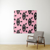 Tenture Eyes Watercolor Brush, Motif Sketch. (En situation (horizontale))