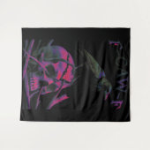 Tenture F-Caw-F Oiseau Corbeau Noir Drôle (Devant (Horizontal))