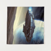 Tenture F. vaisseau spatial orbitant 2 (Devant (Horizontal))