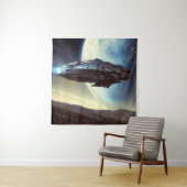 Tenture F. vaisseau spatial orbitant 2 (En situation)