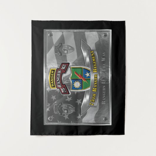 Tenture Fabled 75th Ranger Regiment (Devant)