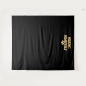 Tenture Faire des souvenirs Gold Black Mariage arrière-pla (Devant (Horizontal))