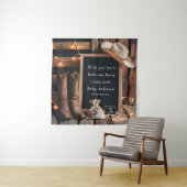 Tenture Faire-part de grossesse à l'occidentale (En situation)